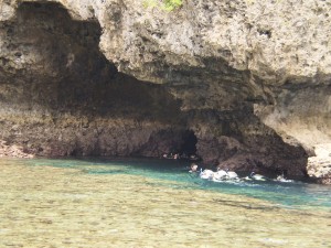 沖縄青の洞窟シュノーケルツアー風景