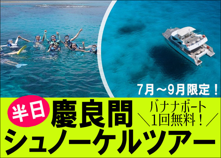 慶良間半日シュノーケリングツアー