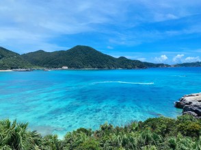 日帰り離島ツアー 沖縄のオプショナルツアーはセルリアンブルー